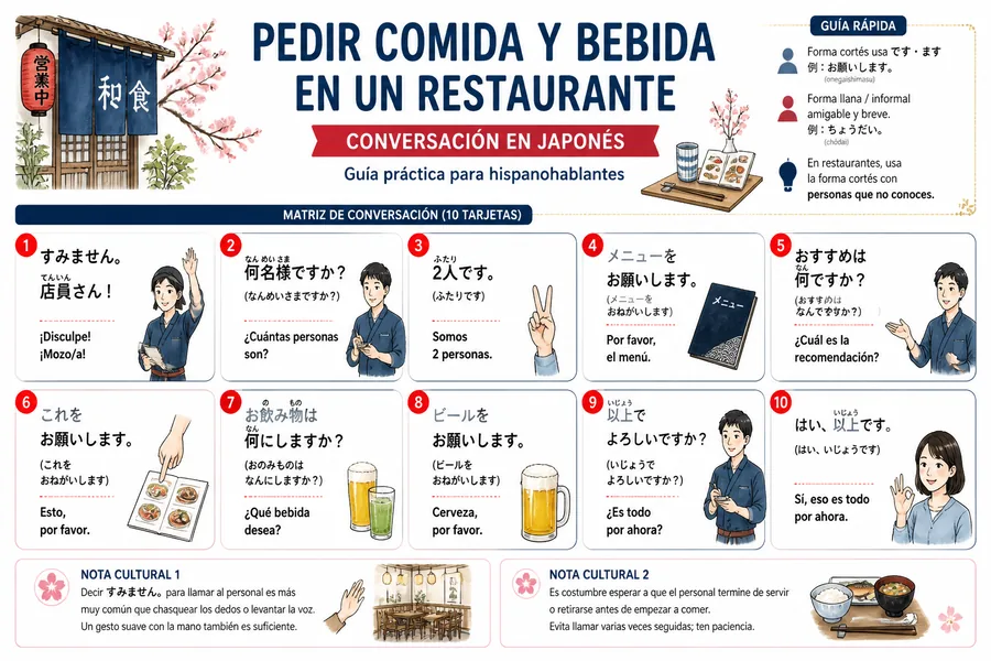Página ilustrada del material
