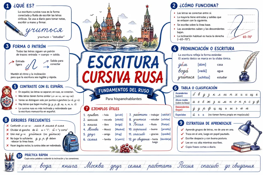 Página ilustrada del material